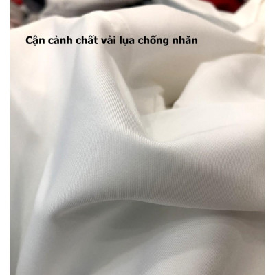 Áo Sơ Mi Nam Vải Lụa Không Nhăn Nhiều Màu Tay Dài