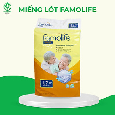 Miếng lót người già FAMOLIFE Cao Cấp mềm mại, thấm hút, chuẩn chất lượng Châu Âu