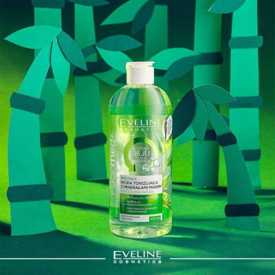 [Secret Gift] Nước hoa hồng kiềm dầu khoáng chất Magma Eveline Facemed 400ml