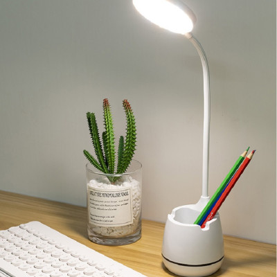 Đèn Led Chống Cận Để Bàn Có Hộp Bút, Giá Để Điện Thọai PaKaSa - Hàng Chính Hãng