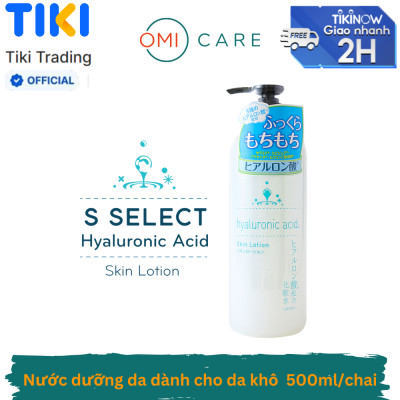 Nước dưỡng da chiết xuất acid hyaluronic s select 500ml/chai