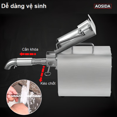 Máy ép dầu thực vật nóng và lạnh dùng trong gia đình thương hiệu cao cấp AOSIDA 888A - Hàng Chính Hãng