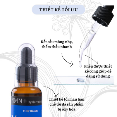 MSE100 Super Essence HY - Tinh chất phục hồi trẻ hóa da NMN+HY 30ml - Mōly Beauty