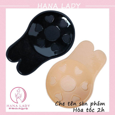 Miếng dán ngực tai thỏ - Dán ti nhủ hoa nâng ngực tạo khe cao cấp DT014