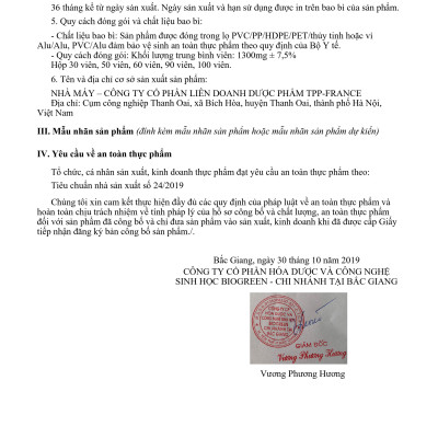 Thực phẩm bảo vệ sức khỏe Detoxga - bổ gan, giải độc gan, tăng cường chức năng gan, hạ men gan (hộp 60v)