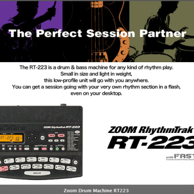 Nhạc cụ điện tử RT 223 Drum Machine ZOOM – Hàng Chính Hãng