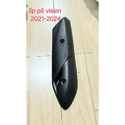ốp pô gắn xe vision 2021-2024 màu đen