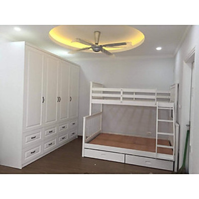 Giường tầng GT128 tiện dụng, tiết kiệm tối đa không gian cho gia đình. (1Kiện)