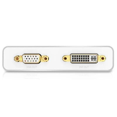 Ugreen UG10438MD109TK Màu Trắng Bộ chuyển đổi Mini displayport sang HDMI + VGA + DVI cao cấp - HÀNG CHÍNH HÃNG