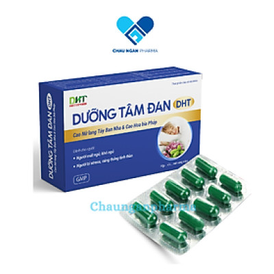 Dưỡng tâm đan DHT Hộp 30 viên -  Dưỡng tâm, an thần, hỗ trợ cải thiện tình trạng mất ngủ, lo lắng, căng thẳng tinh thần - Châu Ngân Pharma