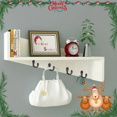 Kệ Gỗ Treo Tường Móc Áo Cao Cấp 5716 - Thương hiệu Viet Home Decor