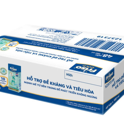 Thùng 48 Hộp Sữa Bột Pha Sẵn Friso Gold Rtd Vani (48 x 180Ml)