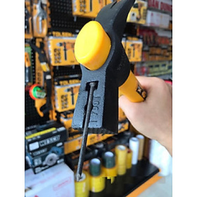 BÚA SỪNG DÊ CÁN NHỰA ĐẦU ĐEN 700g TOLSEN 25190  - HÀNG CHÍNH HÃNG