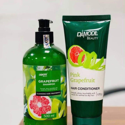 Combo gội xã tinh chất bưởi Grapefruit Shampoo Grapefruit Conditioner cao cấp độc quyền Damode 670ml