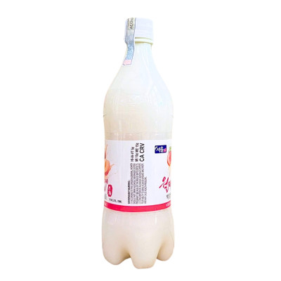 Rượu Gạo Walmae Makgeolli Seoul Jangsoo Vị Đào 4% 750ML