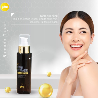 NƯỚC HOA HỒNG COLLAGEN PIME REMADE TONER 100G