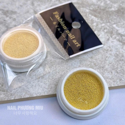 Khay Bi Tròn Mini 0.4mm Màu Trắng Bạc Vàng ANGELICA Làm Nail Bằng Thép Mạ Không Gỉ Sáng Bóng, Dễ Bám Dính Size Siêu Nhỏ Chuyên Dùng Trang Trí Móng