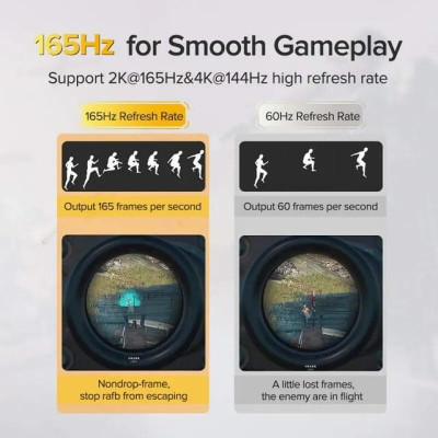 Ugreen UG60844DP112TK 3m cáp dp ra displayport 1.4 version hợp kim bọc lưới chống nhiễu màu đen - HÀNG CHÍNH HÃNG