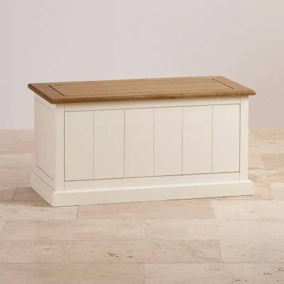 Rương Shutter Gỗ Sồi Ibie BSW0SHUO - Trắng (50 x 50 cm)