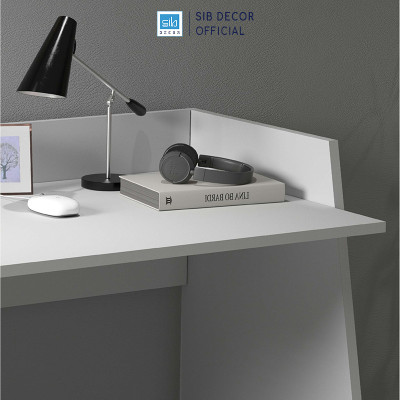 Bàn Làm Việc Kerel Dài 100cm, Rộng 50cm Hiện Đại Màu Trắng Thương Hiệu SIB Decor BLV132