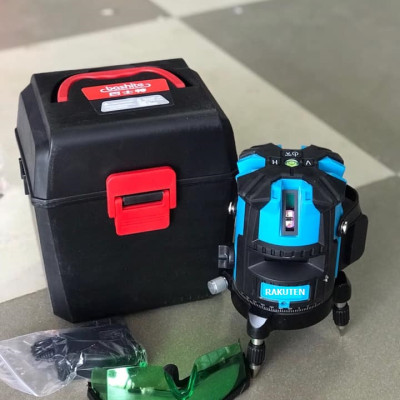Máy bắn cốt laser RAKUTEN 5 tia xanh RKT 255X (Tặng kèm chân nhôm 1m2 cao cấp)