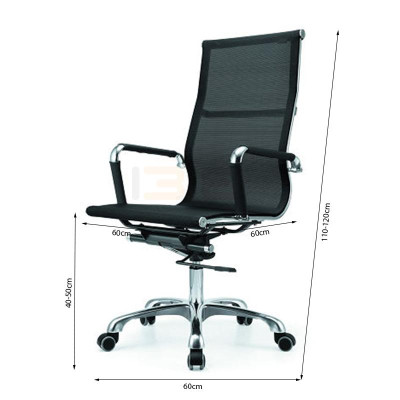 Bộ Bàn Oak-U Trắng Và Ghế Đen IBIE IB16A