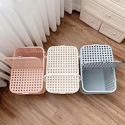 Làn nhựa đựng đồ đi sinh mẹ và bé/Giỏ nhựa đi sinh cao cấp MSP 2068