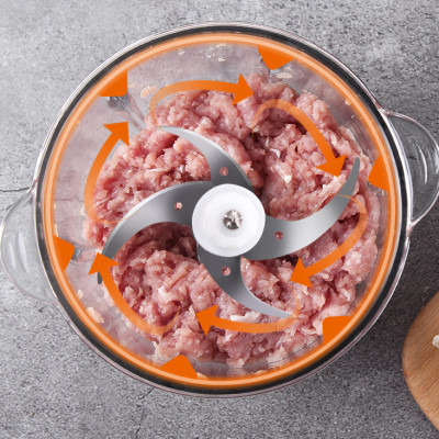 Máy Xay Thịt 2 Lưỡi Dao Kép Lock&Lock EJM171 (2 Lít - 300W) - Hàng Chính Hãng