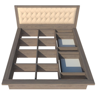 Giường 2 Hộc Kéo FG121 (140cm x 200cm)