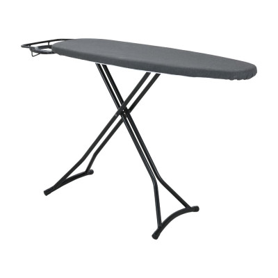 Bàn Để Ủi, Cầu Là Quần Áo ERNEST Dạng Đứng Gấp Gọn, Vỏ Cách Nhiệt, Tích Hợp Vị Trí Ủi Tay Áo,7 Cấp Độ Nâng, Màu Đen Sang Trọng Kích Thước 129x35,5x82 CM  | Index Living Mall | Nhập Khẩu Thái Lan - Phân Phối Độc Quyền Tại Việt Nam