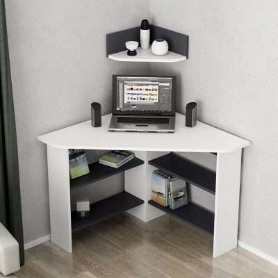 Bàn vi tính gỗ thiết kế tiện lợi SMLIFE Deadpool