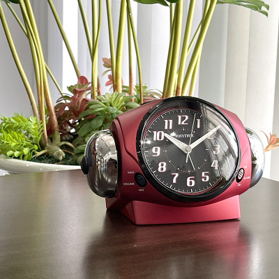 Đồng hồ để bàn Nhật Bản Rhythm 8RA646SR01 – KT: 18.5 x 12.1 x 10.6cm. Vỏ nhựa. Dùng Pin.