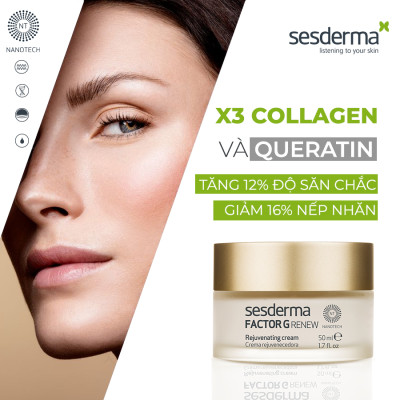 Kem trẻ hoá da Sesderma Factor G cho da khô 50ml