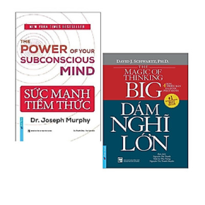 Combo 2 cuốn sách hay nhất về kĩ năng sống: Dám Nghĩ Lớn + Sức Mạnh Tiềm Thức ( Tặng kèm bookmark PD)