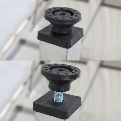 [Chính hãng Qui Phúc] Bàn inox 201 FELIX chân xếp gọn Thái Lan 70x120cm cao 75cm