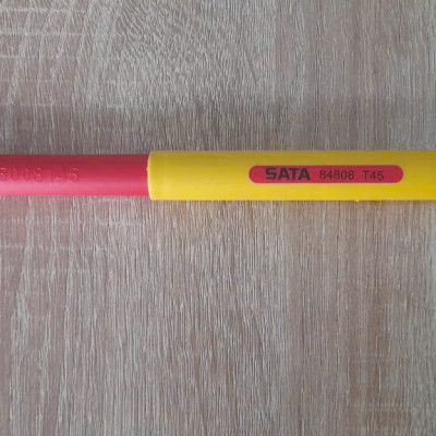 Cờ lê đầu sao torx T45 x 215mm cách điện 1000V VDE SATA 84808