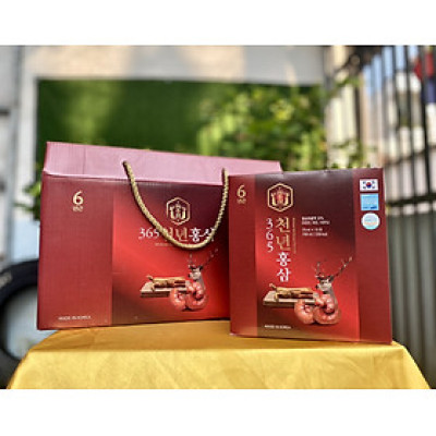 Nước hồng sâm nhung hươu linh chi hộp 70ml * 20 gói - Sức khỏe từ thiên nhiên