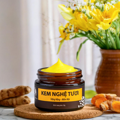 Combo dưỡng trắng da toàn diện Wonmom (1 kem sữa nghệ toàn thân+1 kem nghệ tươi)