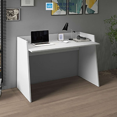 Bàn Làm Việc Kerel Dài 100cm, Rộng 50cm Hiện Đại Màu Trắng Thương Hiệu SIB Decor BLV132