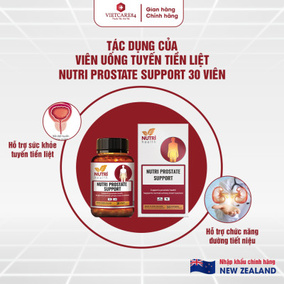 Viên Uống Tuyến Tiền Liệt NUTRI PROSTATE SUPPORT 30 Viên