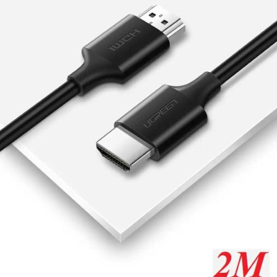 Ugreen UG60175HD134TK 2M màu đen Cáp tín hiệu HDMI 2.0 hỗ trợ 4K2K Đồng 100% - HÀNG CHÍNH HÃNG
