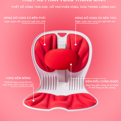 Ghế Chỉnh Dáng Ngồi Công Thái Học OFFICE CHILL Ngồi Thẳng Đúng Tư Thế Chống Đau Lưng Gù Lưng Ghế Thế Hệ Mới Bảo Hành 90 Ngày