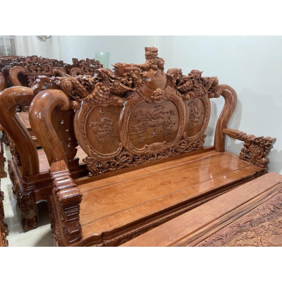 Bàn ghế cao cấp phượng gỗ hương đá - Nội thất phòng bếp - Nội thất gia đình - Nội thất sang trọng - Nội thất trẻ em