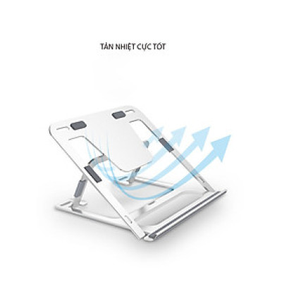 Giá Đỡ Ipad, Máy Tính Bảng Hợp Kim Nhôm 6 Mức Điều Chỉnh Chiều Cao Thông Thoáng Hỗ Trợ Tản Nhiệt Hàng Nhập Khẩu Chính Hãng KitAcoom