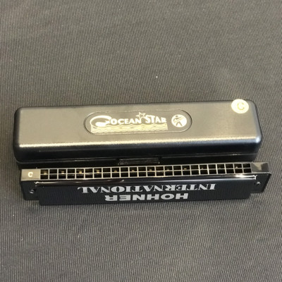 Kèn harmonica tremolo 24 lỗ Ocean Star màu đen- Chính hãng Hohner Đức
