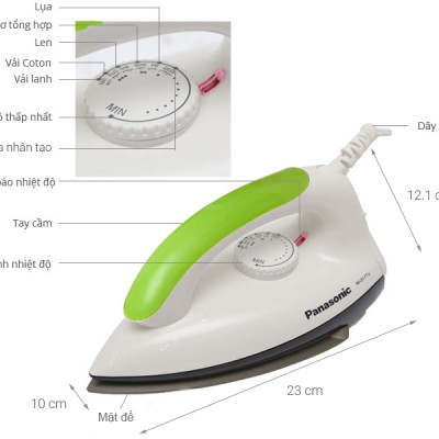 Bàn Ủi Khô Panasonic NI-317TXRA – 1000W – Hàng chính hãng - Bảo hành 12 tháng chính hãng