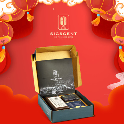 [SIGSCENT GIFTSET]Xà bông hương nước hoa Pháp Woody Urban & Sữa tắm dầu gội cho nam Rebellious 2in1 thương hiệu SIGSCENT