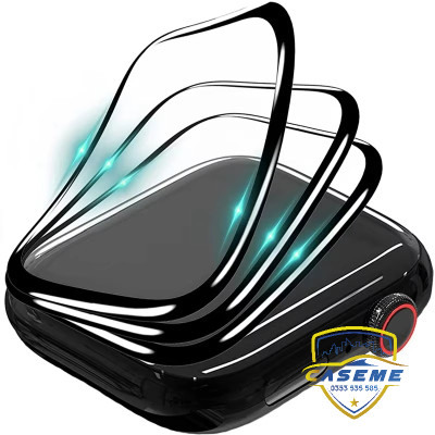 Miếng dán màn cho Apple Watch 44mm / 40mm / 42mm / 38mm cường lực dẻo Full viền 5D, chống xước, chống sốc cao cấp - Hàng nhập khẩu.