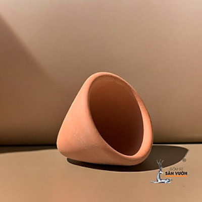 Combo 10 Cái Decor Gốm Đất Nung Hình Bánh Ú - Chóp Nón