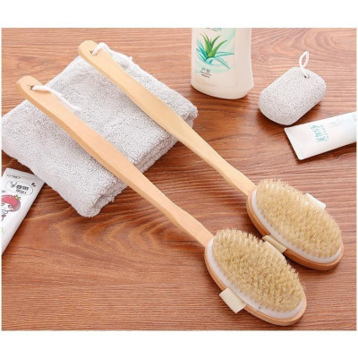 Bàn Chải Cọ Da Khô Cán Tháo Rời, Chải Cọ Da Khi Tắm Massage Cơ Thể Cực Đã AOE1025